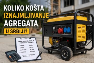 Koliko košta iznajmljivanje agregata u Srbiji 2026?